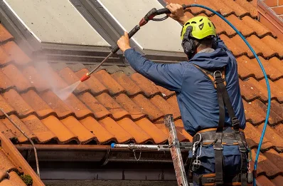 Démoussage et hydrofuge de toiture à Aromas